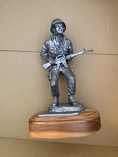 Chad Vietnam Soldier Michael Rucker Pewter Figurine/Sculpture/Statuette