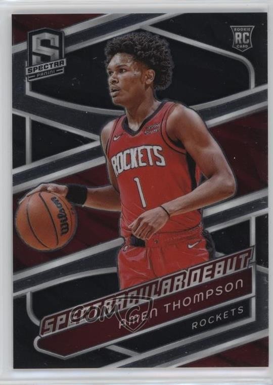 2023-24 Panini Spectra Spectacular Debut Amen Thompson #185 Rookie RC