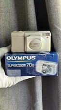 Olympus Superzoom 70G 35mm Point Shoot Film Camera tested Mint