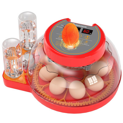8 Chinken Incubators for Hatching Eggs with Automatic Egg Turning and Humidity C