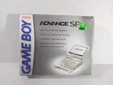 Platinum Silver Nintendo Game Boy Advance SP Console Empty Box Only Wear Damage