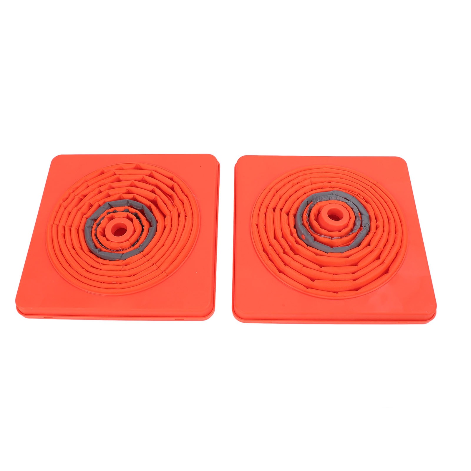 2 Pack Collapsible Traffic Cones Reflective 70cm Height Multi Functional Or