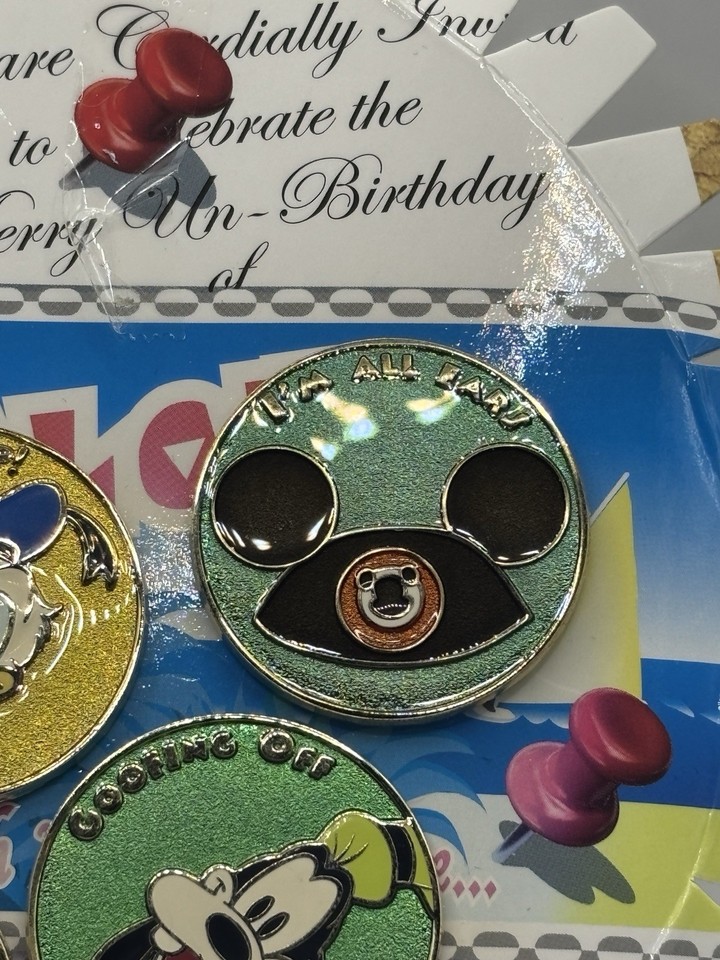 Disney Pin Set (5) LE 1000 Dopey Grumpy Donald Duck Goofy Mickey Mouse ...