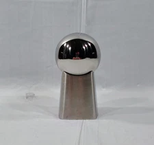 Vintage Yamazaki Signature Sculptural Stainless Steel Salt & Pepper Set