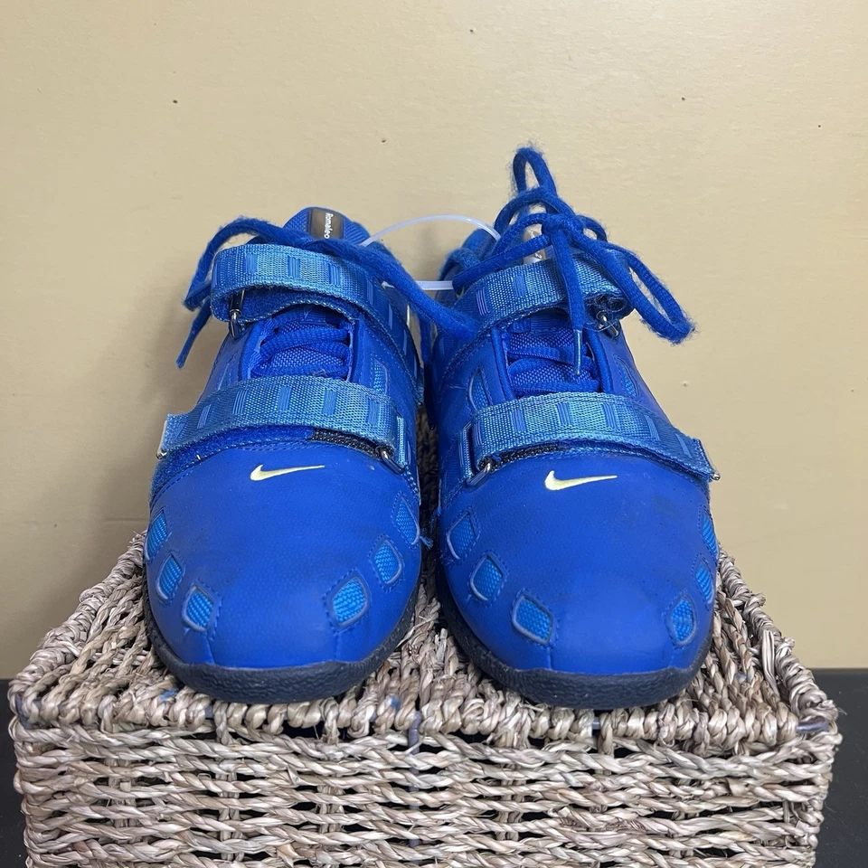 MENS NIKE ROMALEOS 2 476927-417 HYPER COBALT WEIGHT LIFTING GYM SHOES SIZE 10.5 - Image 2 of 4