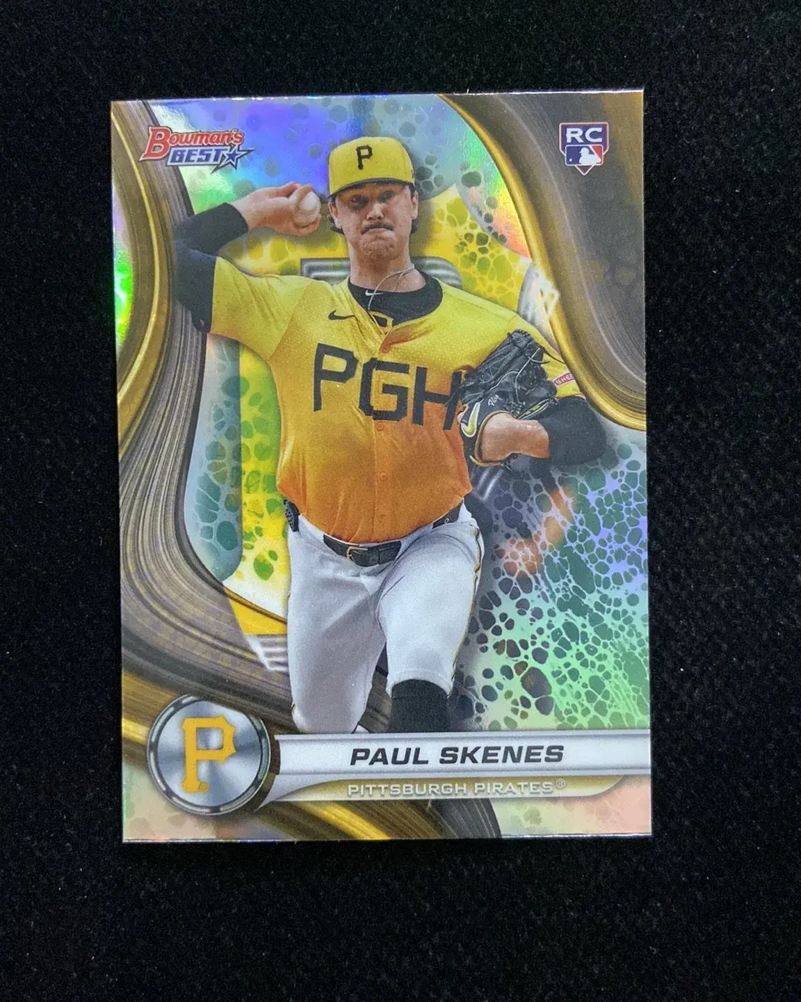 2024 Topps Bowman Best Paul Skenes #53 Refractor RC Rookie Pirates -QI95