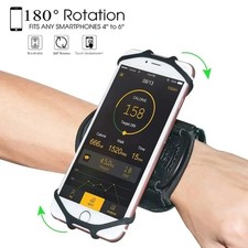 180 Rotatable Phone Wristband Holder Running Armband for iPhone Samsung OPPO