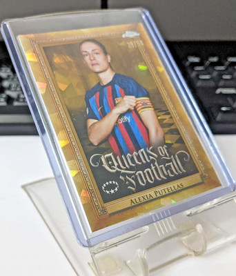 Alexia Putellas Queens of Football Gold /50 2022-23 Topps Chrome UWCL  