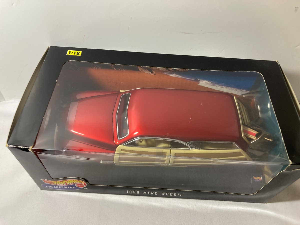 HOT WHEELS Collectibles - 1:18 Die Cast 1950 MERC WOODIE - NIB