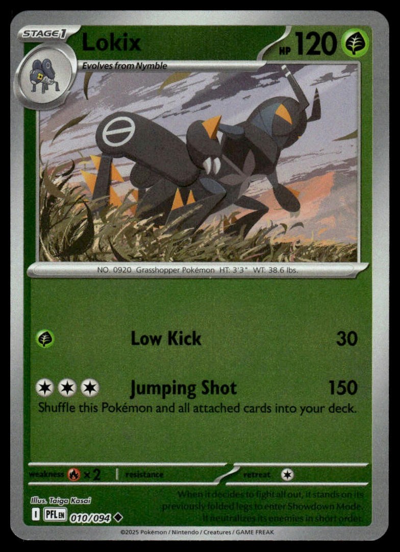 Lokix ME02: Phantasmal Flames #010/094 Reverse Holo NM