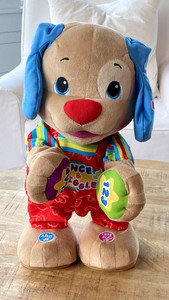 Fisher Price Dance and Wiggle Puppy Plush Laugh & Learn 2011 Works - VIDEO -