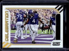 2023 Panini Score Dalvin Cook Celebration #3 Vikings