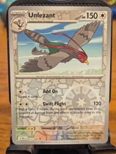 Pokemon TCG Black Bolt Unfezant Reverse Holo 073/086