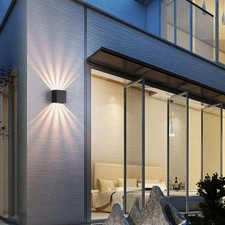 Outdoor/Indoor Lighting 6W LED Wall Sconce Light Waterproof Up/Down Lamp Bedroom