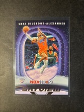 2023-24 Hoops Shai Gilgeous-Alexander Thunder: Sky View Insert, Winter Parallel