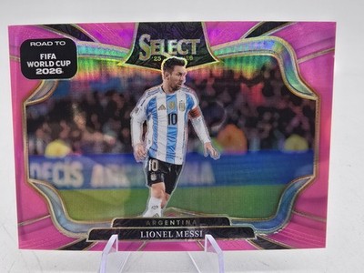 Panini Select 2025-26 Lionel Messi Argentina Field Level Pink Prizm # 53/99
