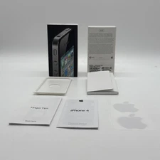 Apple iPhone 4 16GB Black Empty BOX ONLY NO PHONE Original Retail A1332