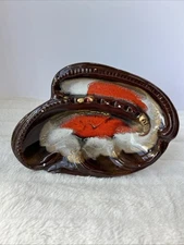 Vintage Large Ceramic Ashtray in Bright Colors.