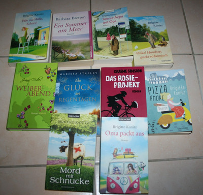 Bücherpaket Brigitte Kanitz, Oma packt aus, Mord mit Schnucke, Pizza . 10 Bücher