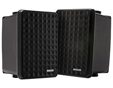 Kicker 46KB6B Home Audio Indoor-Outdoor Full Range 6 1/2" 2-Way Speaker Pair