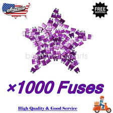 1000 Pack 3 AMP ATC/ATO STANDARD Regular FUSE BLADE 3A CAR TRUCK BOAT free ship