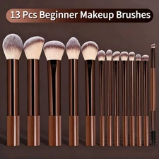 Makeup Brush Set, 13pcs/set Professional Cosmetic Brushes Kit, Travel Soft Makeu