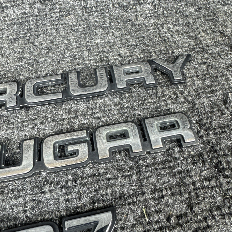 1991-93 MERCURY COUGAR  XR7 REAR LID EMBLEM LOGO BADGE SIGN SYMBOL Foto 4 de 4