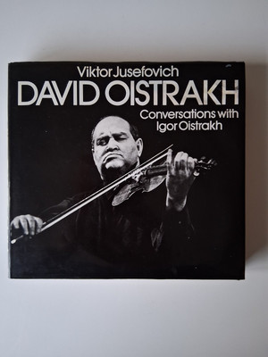 Seltene David Oistrakh Gespräche mit Igor Oistrakh. Klassisches Geigenbuch.