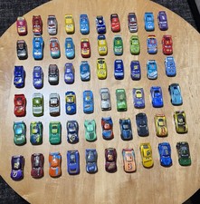 DISNEY PIXAR CARS Lot Of 60 Racers Mattel 1/55 Diecast