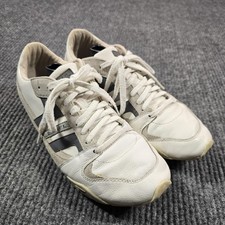 Diesel Gunner Shoes Mens Size 10 White Gray Leather Casual Sneakers Low