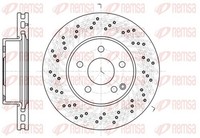 2X Remsa Bremsscheibe 61068.10 FüR Mercedes Klasse S204 W204 295Mm Model W212