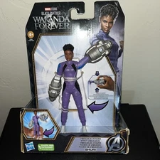 Vibranium Power SHURI Action Figure 6" Tou Black Panther Wakanda Forever Marvel