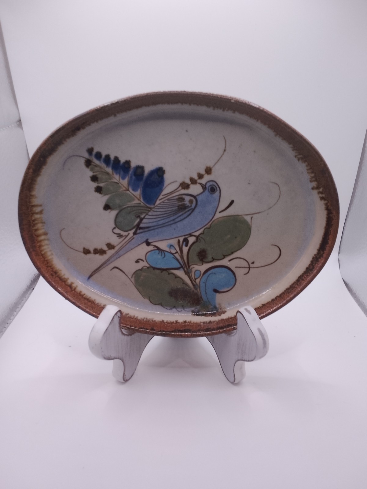 Tonala Ken Edwards Mexico Handcrafted Blue Bird 7.5