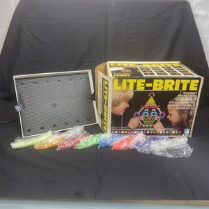 VINTAGE ORIGINAL LITE BRITE by HASBRO w/Pegs & No Sheets
