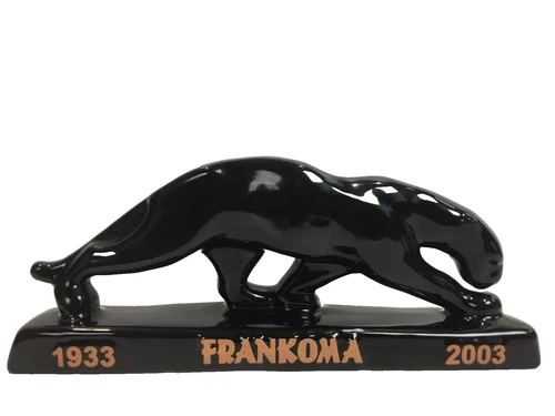 Frankoma 70th Anniversary 1933-2003 Black Pacing Ocelot Pottery 104R