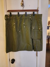 Utility Kilt   Green 48 inch waist