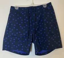 NWT Outdoor Voices Solar Cool Boardshorts Shorts 6" Inseam Navy Clover M New