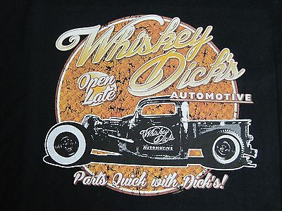 T-shirt Whiskey Dick parts Quick rockabilly vintage Oldtimer Hot Rod rodder v8
