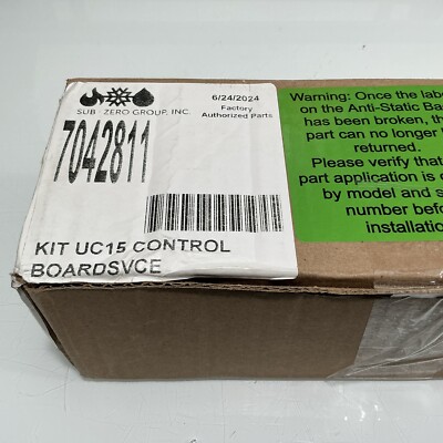 Sub-Zero Wolf UC15I Control Board 7042811