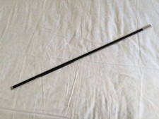 Baguette inox et caoutchouc noir pour voiture ancienne