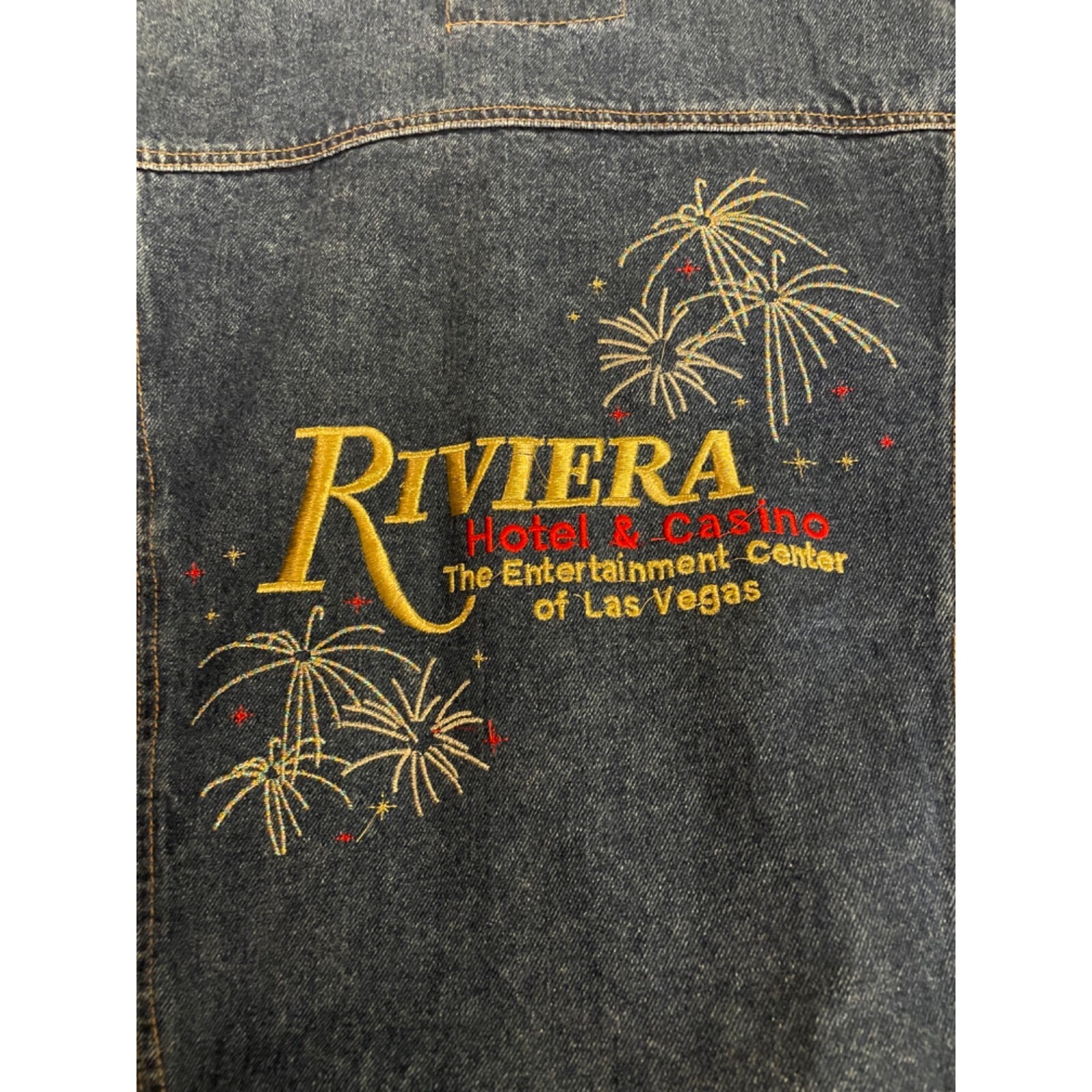 Vintage Riviera Blues Riviera Hotel Casino Embroidere… Gem