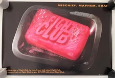 THE FIGHT CLUB,BRAD PITT,EDWARD  NORTON, RARE 2007 POSTER