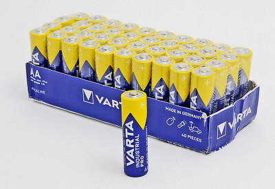 VARTA Alkaline Batterie AA, INDUSTRIAL PRO, 40 Stück , Mignon 4006