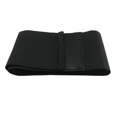 Womens Size OS Waist Wrap Training Belt Snatch Bandage Black