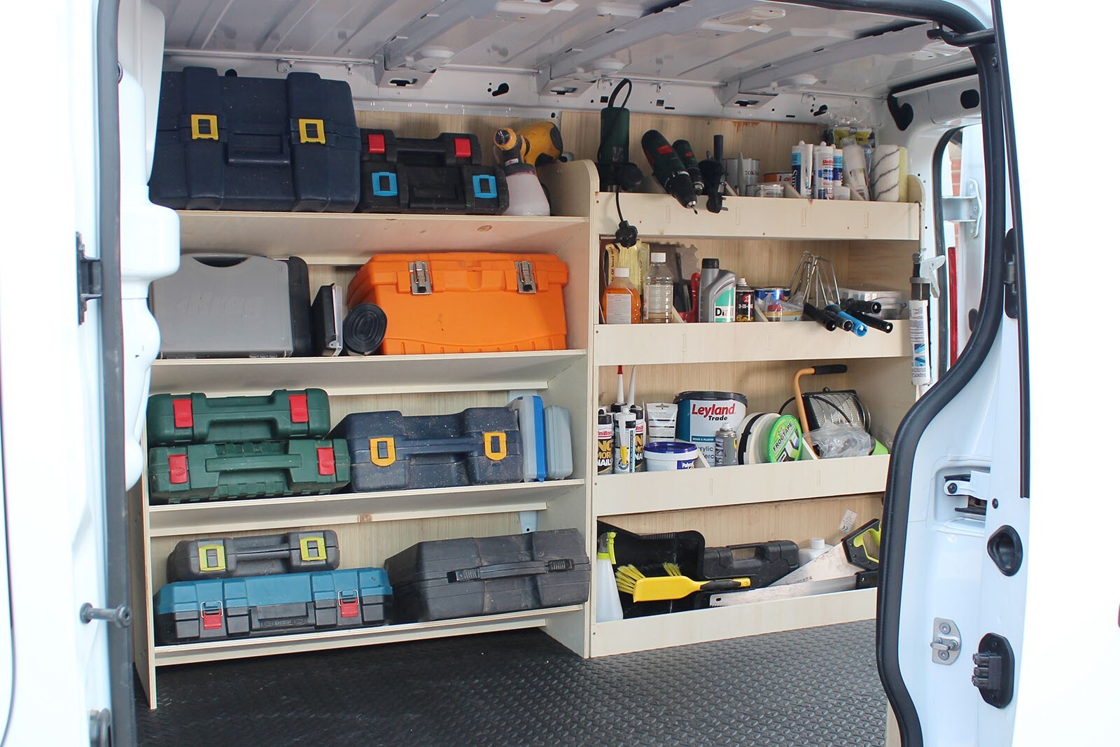 Nissan Primastar (NV300) LWB Toolbox Van Racking DOUBLE Van Rack Tool Storage