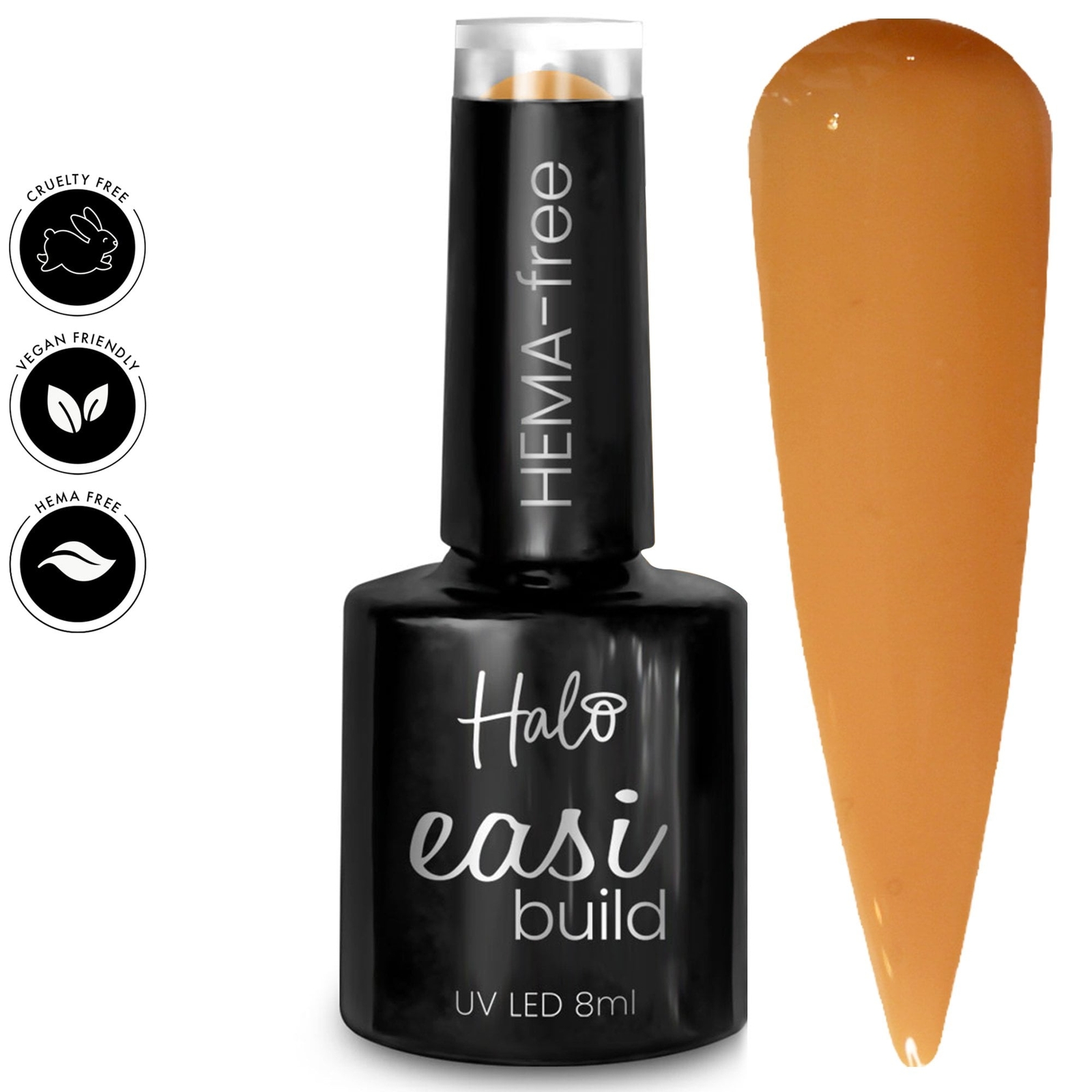 Halo Strudel EasiBuild Vegan Brush On Builder Gel 8ml (N3036)