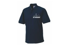 Polo-Shirt Rettungsdienst blau Gr&ouml;&szlig;en XS bis 8XL