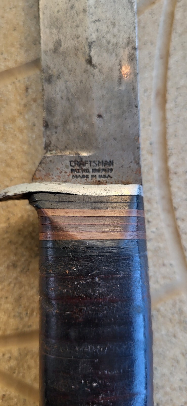 Vintage Craftsman Fixed Blade Hunting Knife eBay