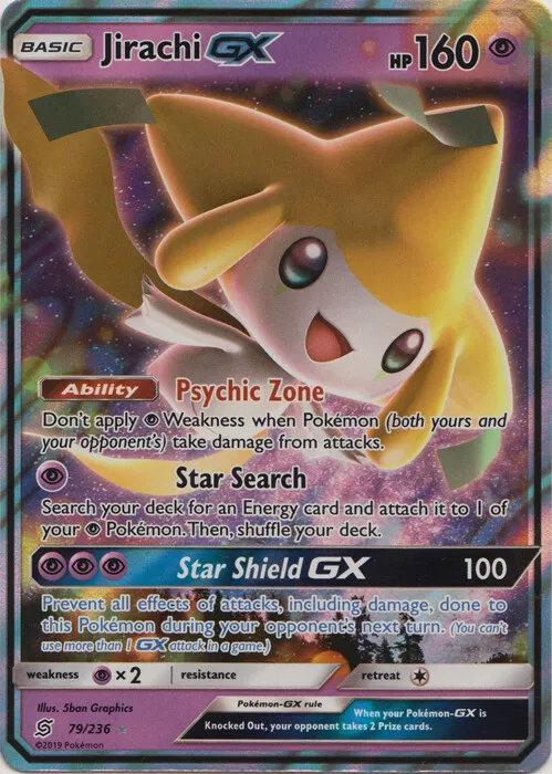 Jirachi-GX UNM 79  Pokemon TCG POK Cards