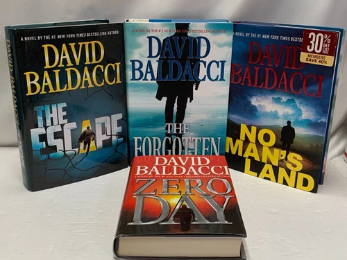 Complete Set (4) HB ~ JOHN PULLER Series by DAVID BALDACCI - Picture 1 of 4